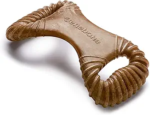 Benebone Dental Durable Dog Chew Toy Bacon-Flavored and Built for Tough Chewers
