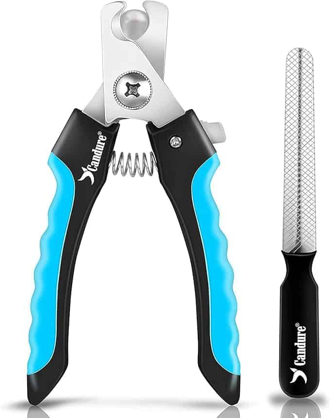 1. Candure Dog Nail Clippers and Trimmer