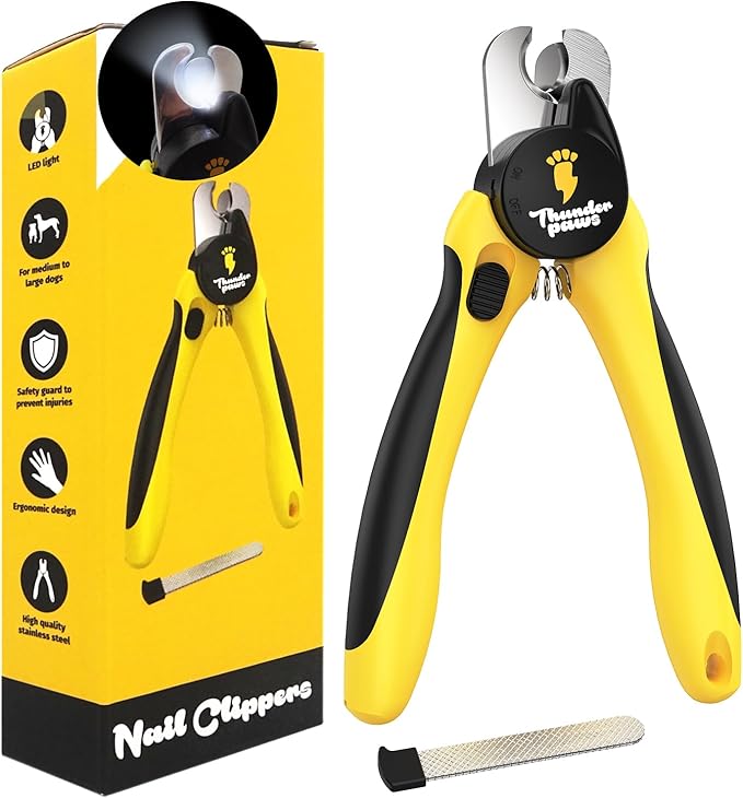 Thunderpaws LED Dog Nail Clippers with Light