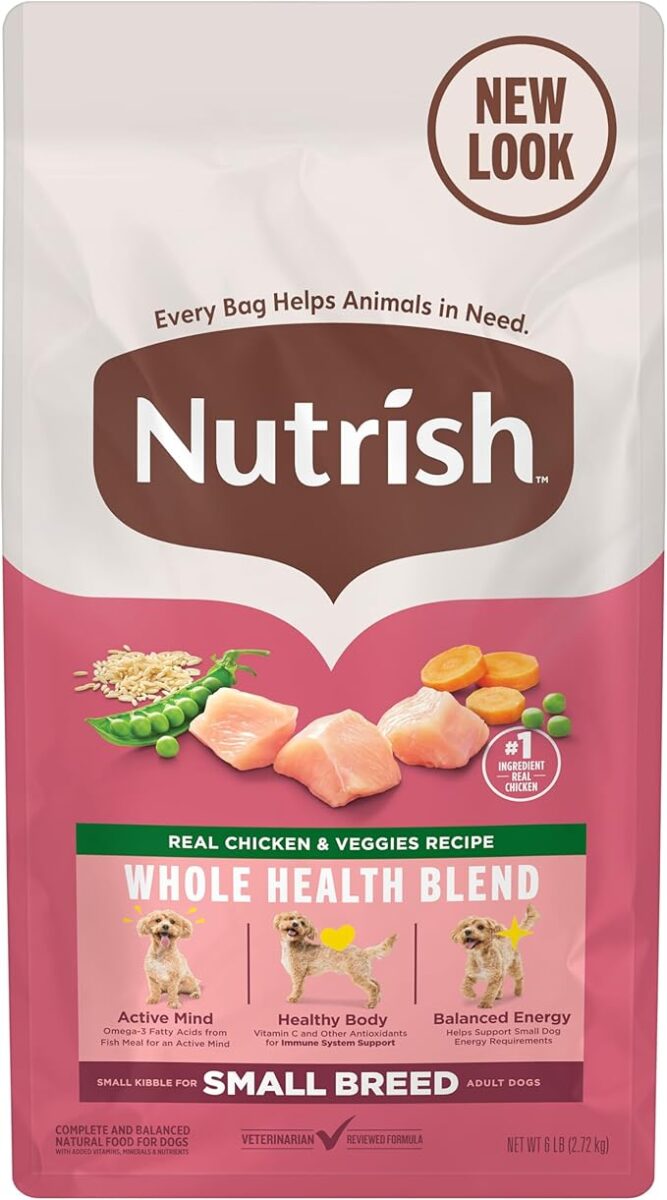 Nutrish Little Bites Small Breed Dry Dog Food (Chicken & Veggies)