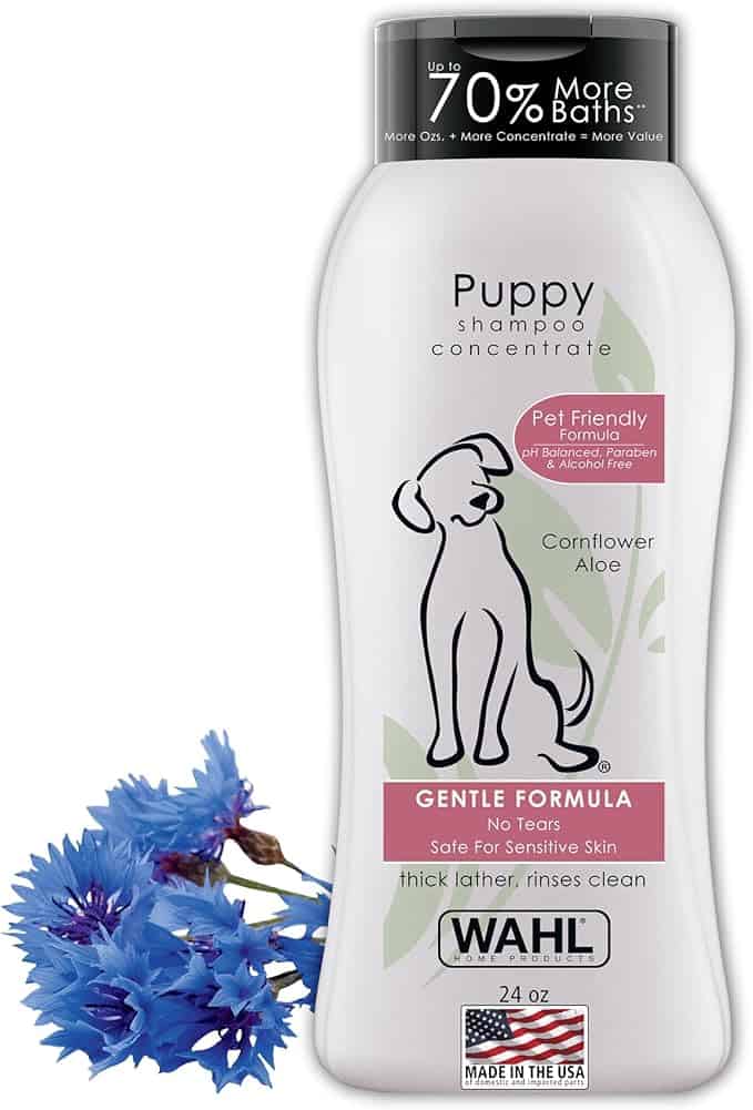 Wahl Gentle Puppy Shampoo – Cornflower & Aloe Formula