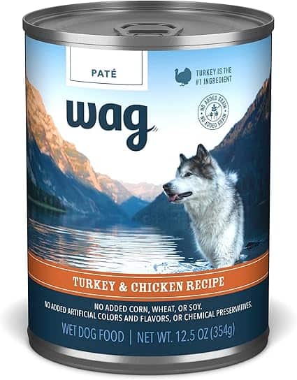 Amazon Brand – Wag Pate Canned Dog Food